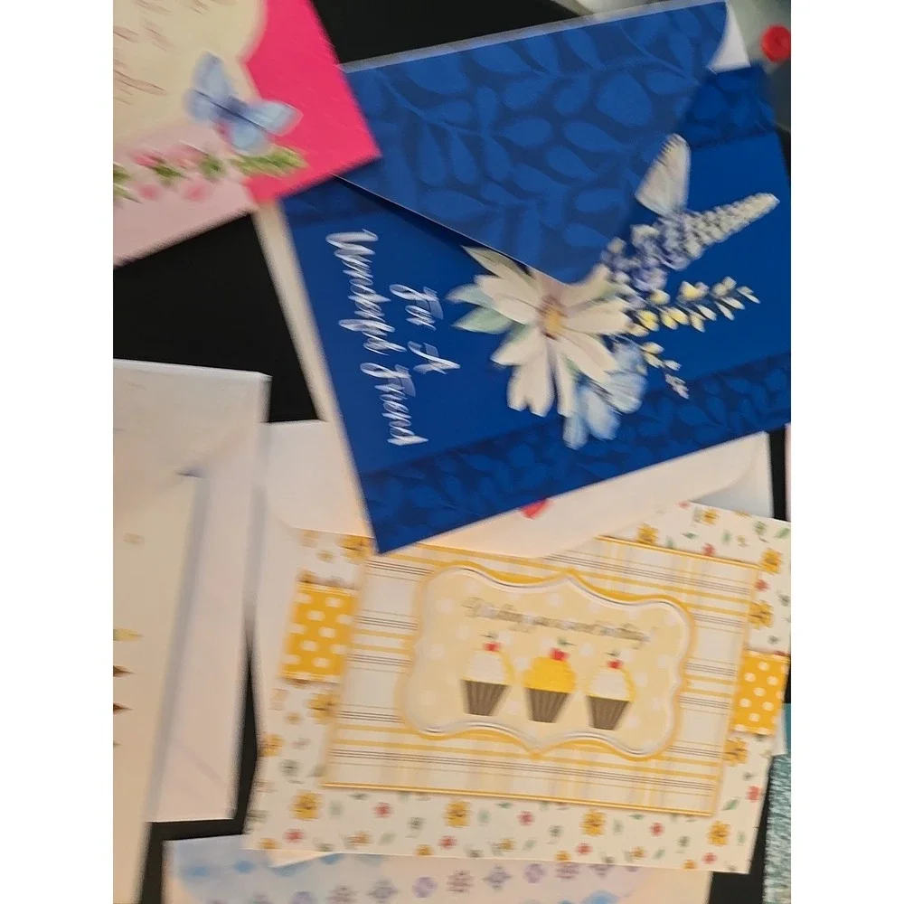 Birthday Cards & Envelopes Lot Of 17 Greeting Cards New St Joseph Indian School‎